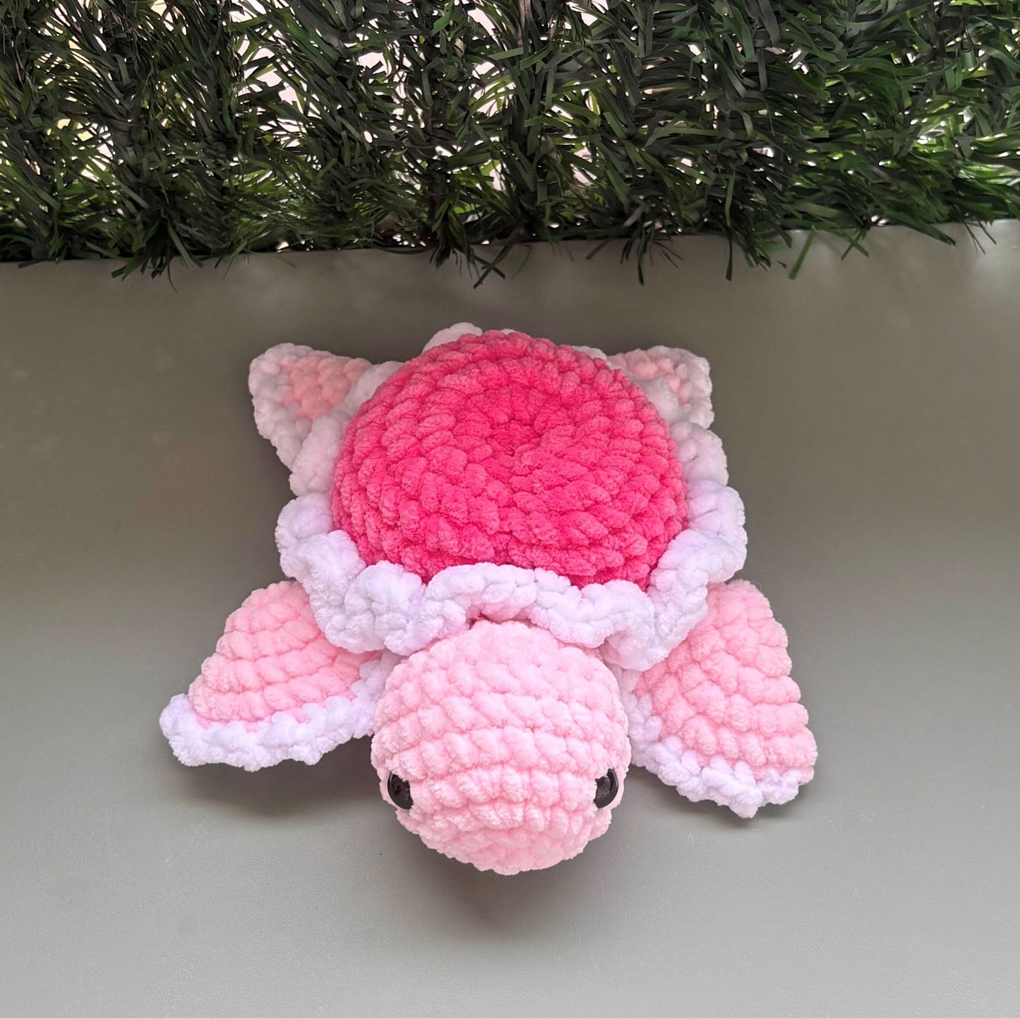 Tortue Saint Valentin cœur rose