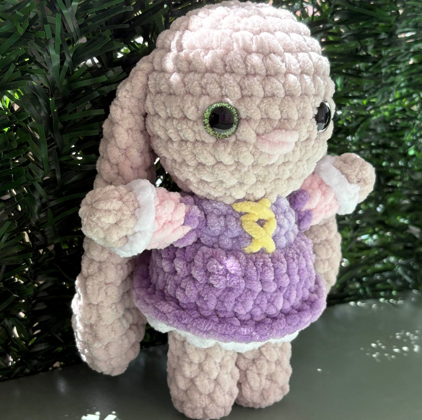 Lapin princesse violette