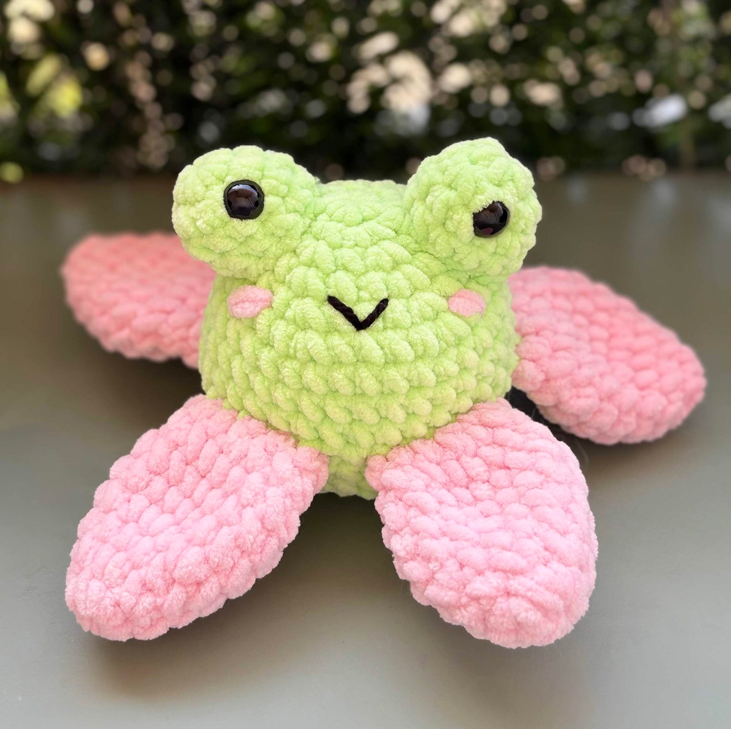 Grenouille fleur