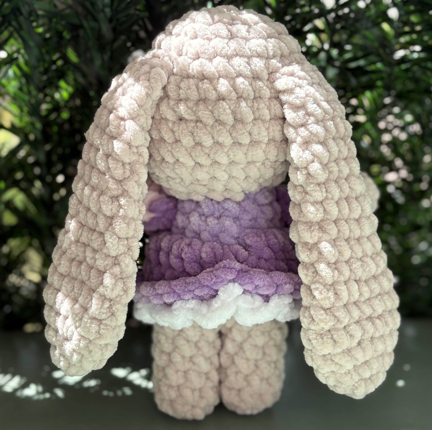 Lapin princesse violette