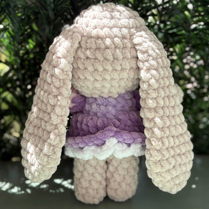 Lapin princesse violette