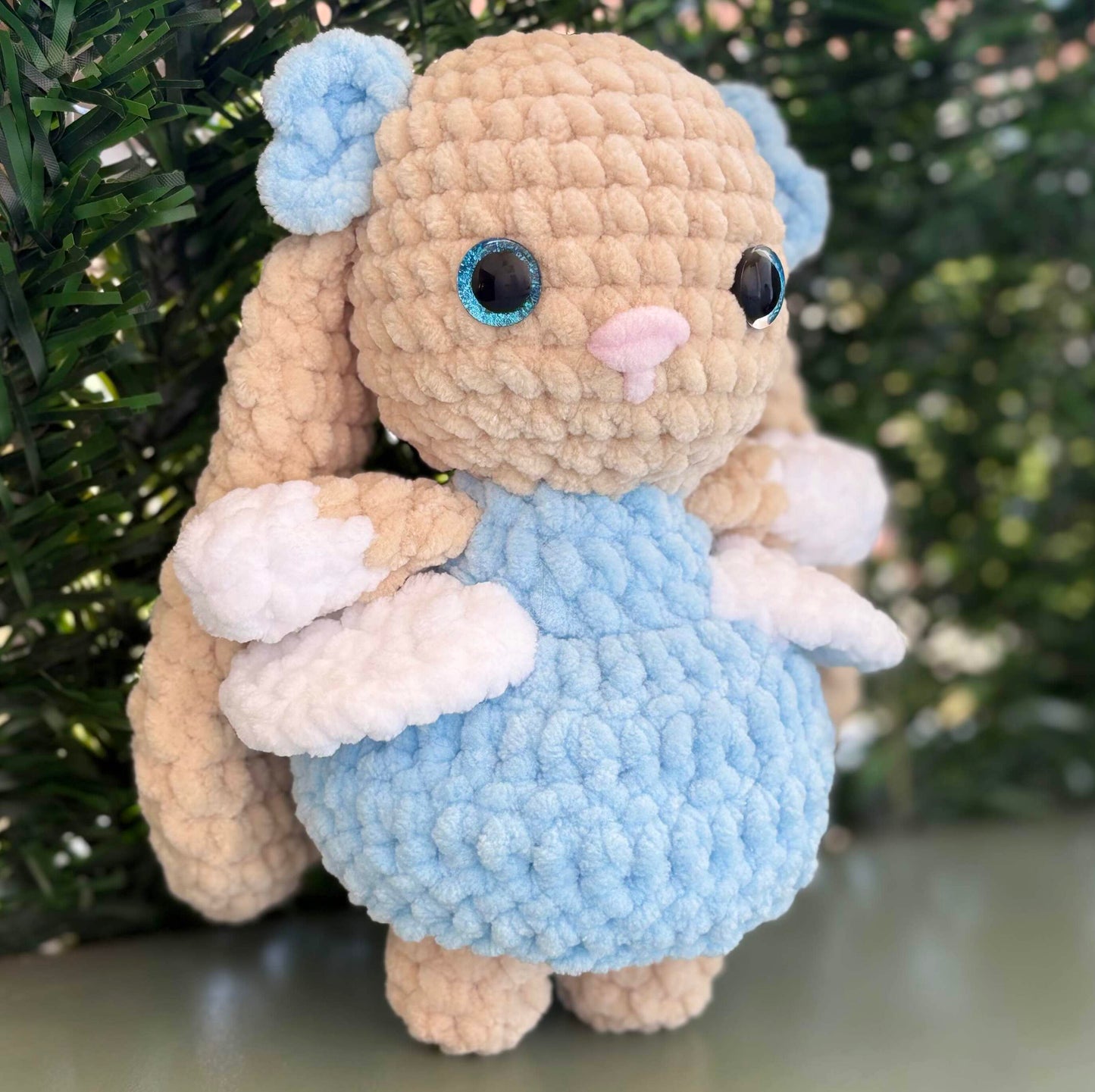 Lapin princesse bleue