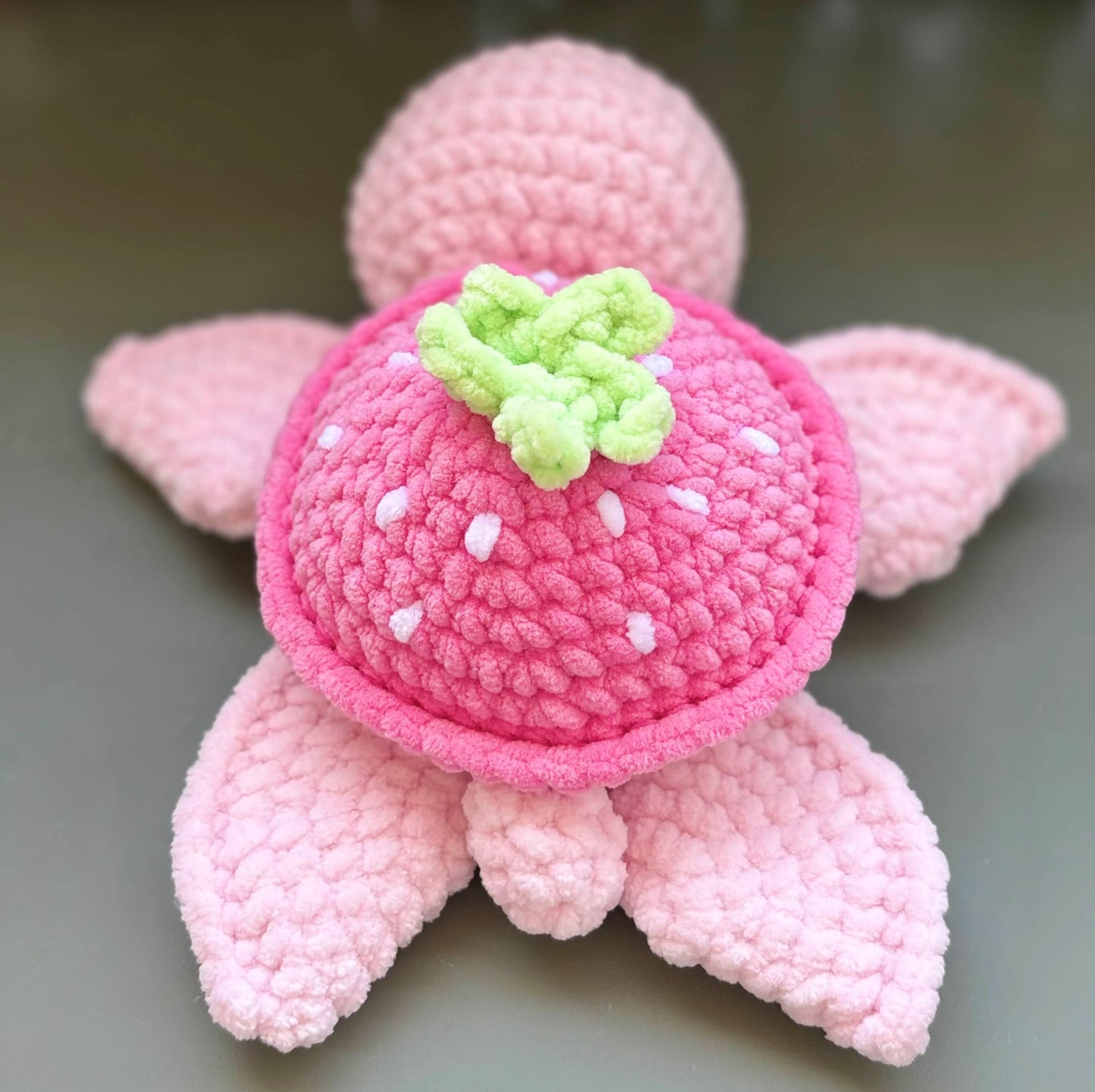 Tortue fraise grand modèle 🍓