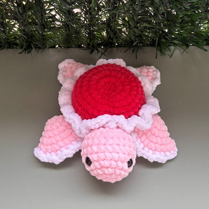 Tortue Saint Valentin cœur rouge