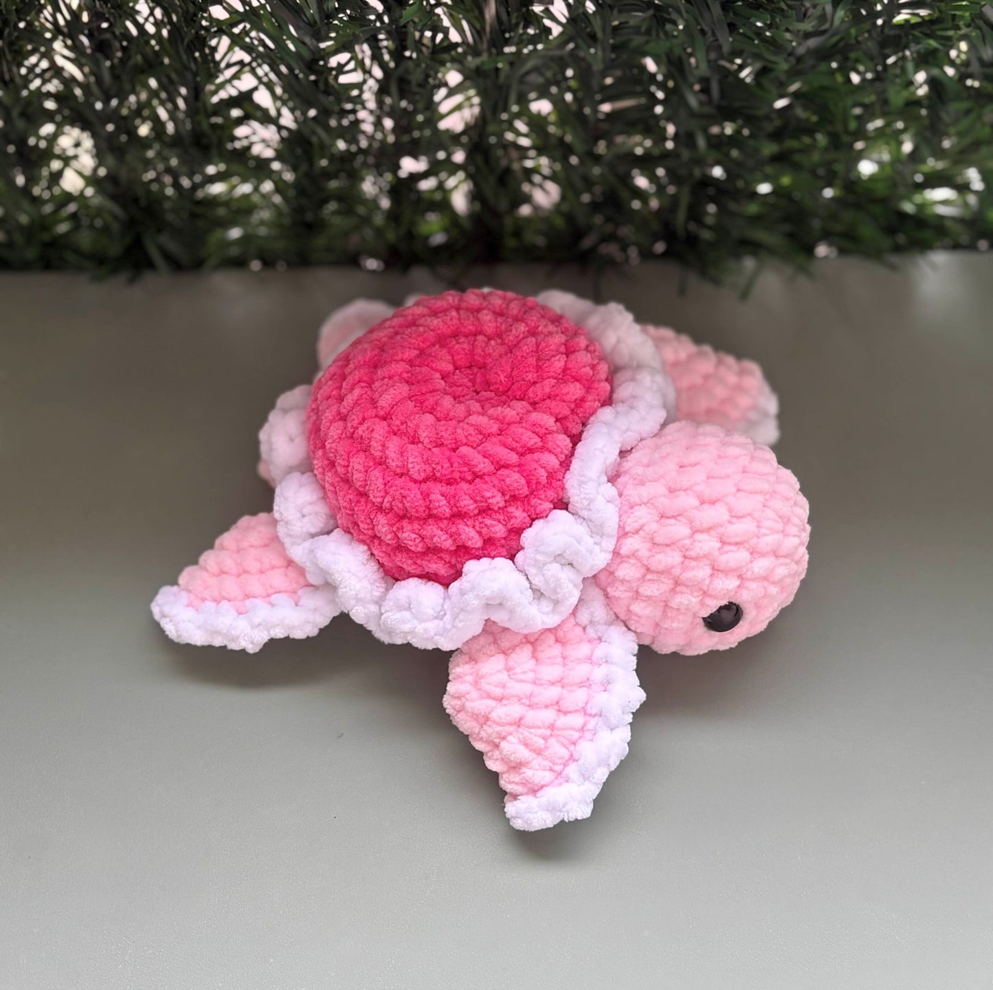 Tortue Saint Valentin cœur rose
