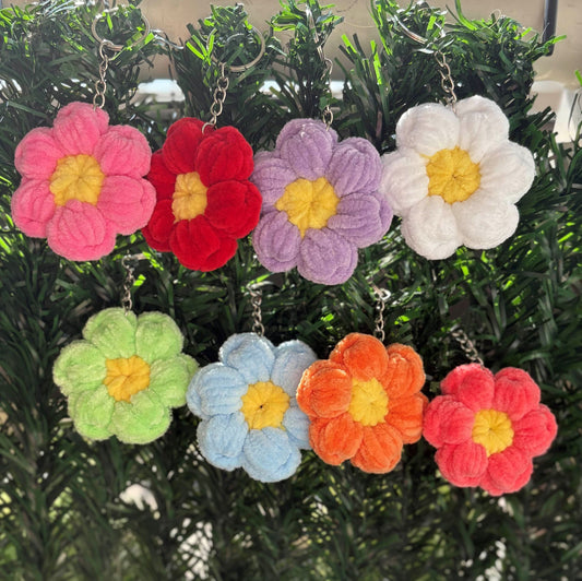 Porte-clés fleur