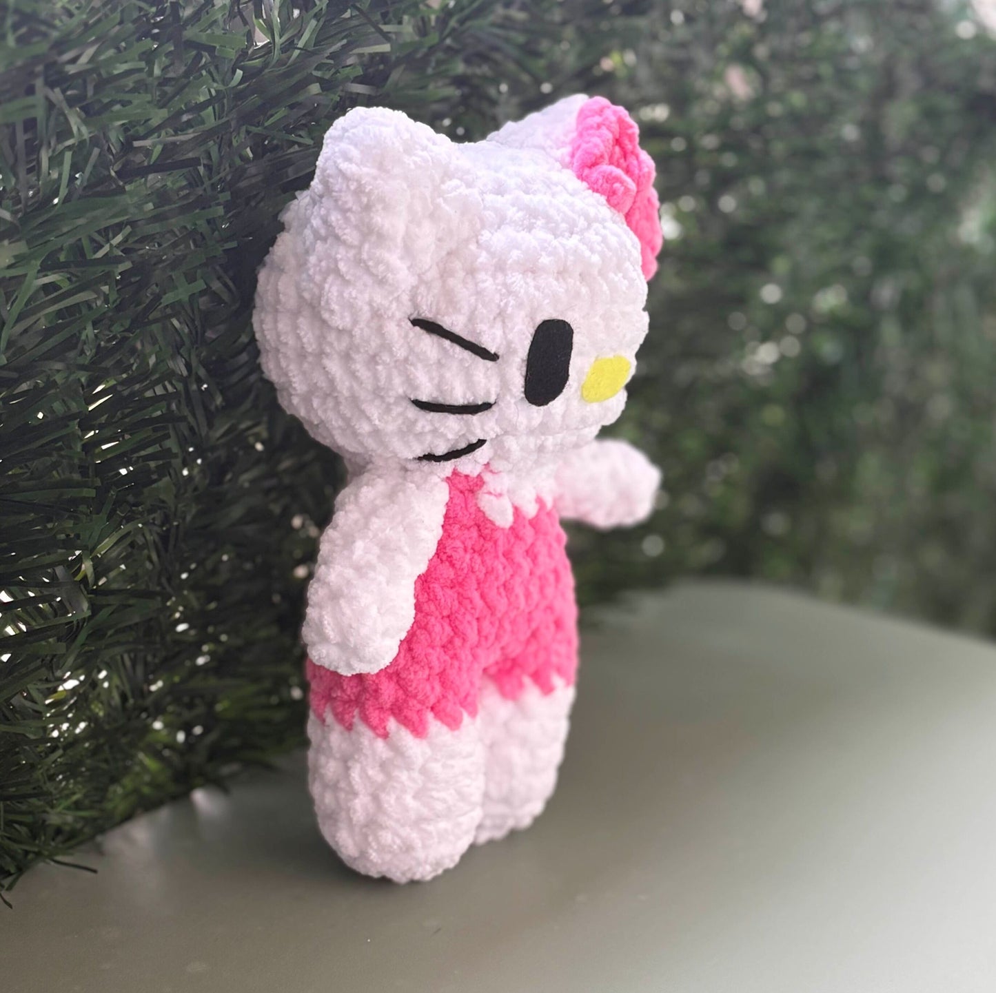 Chat salopette rose 🎀