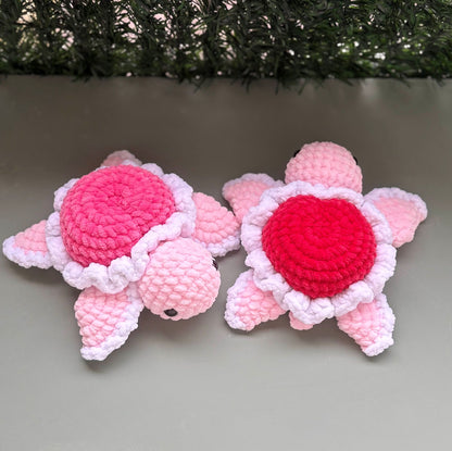 DUO Tortue cœur Saint Valentin