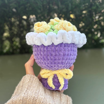 Petit bouquet de roses jaunes