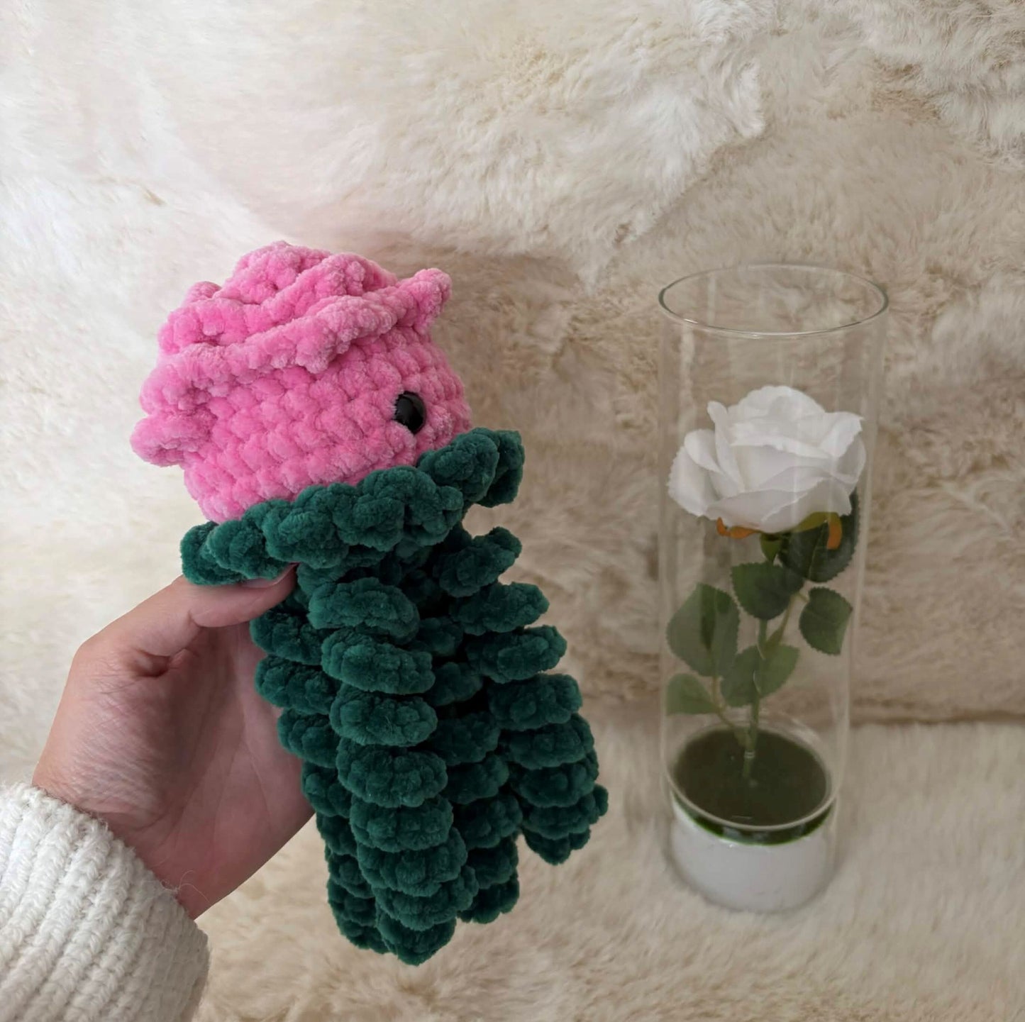 Méduse fleur Rose