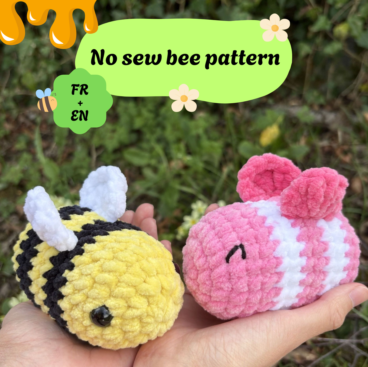 Patron abeille sans couture