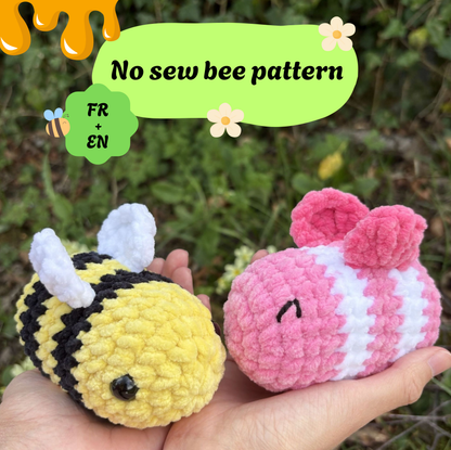 Patron abeille sans couture
