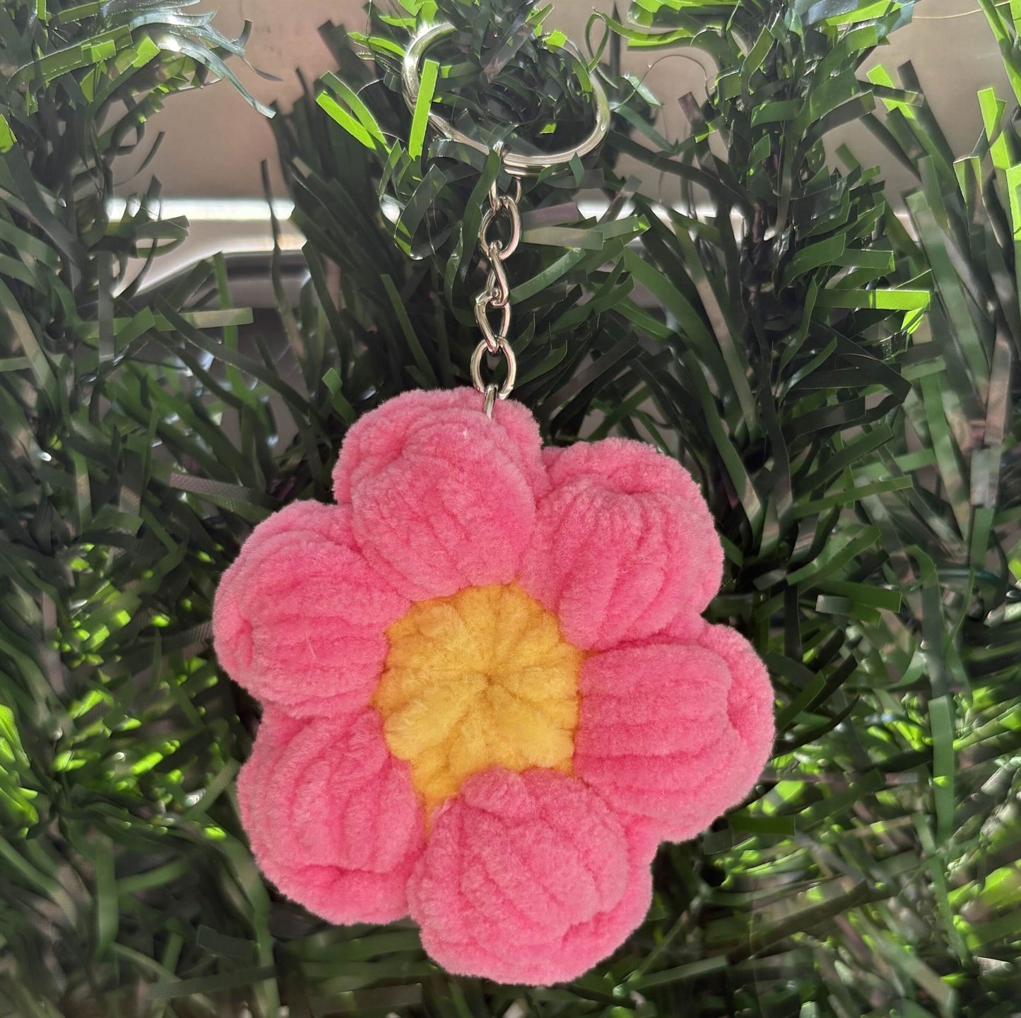 Porte-clés fleur
