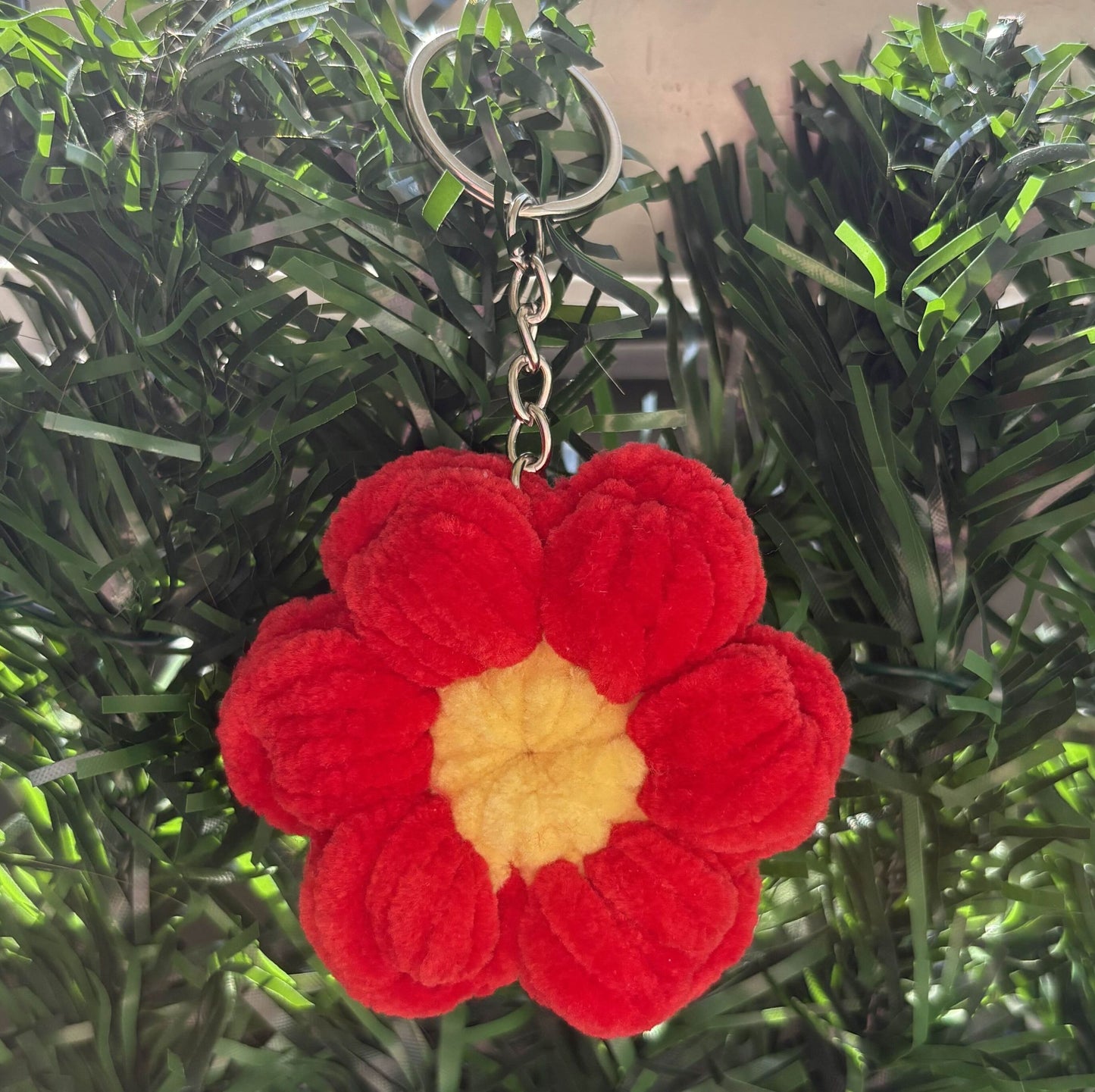 Porte-clés fleur