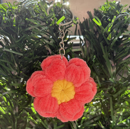 Porte-clés fleur