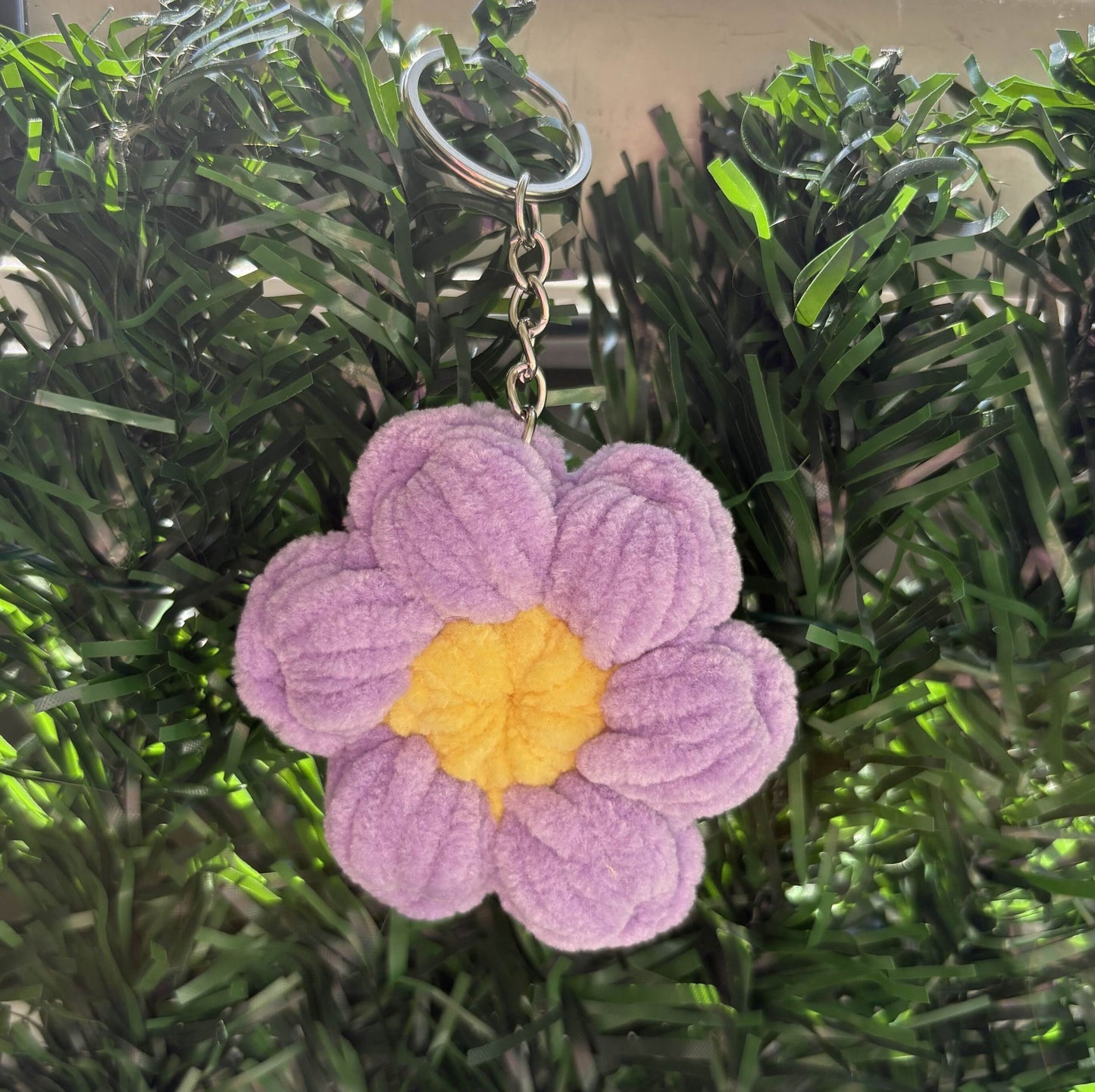 Porte-clés fleur