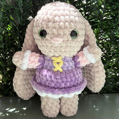 Lapin princesse violette