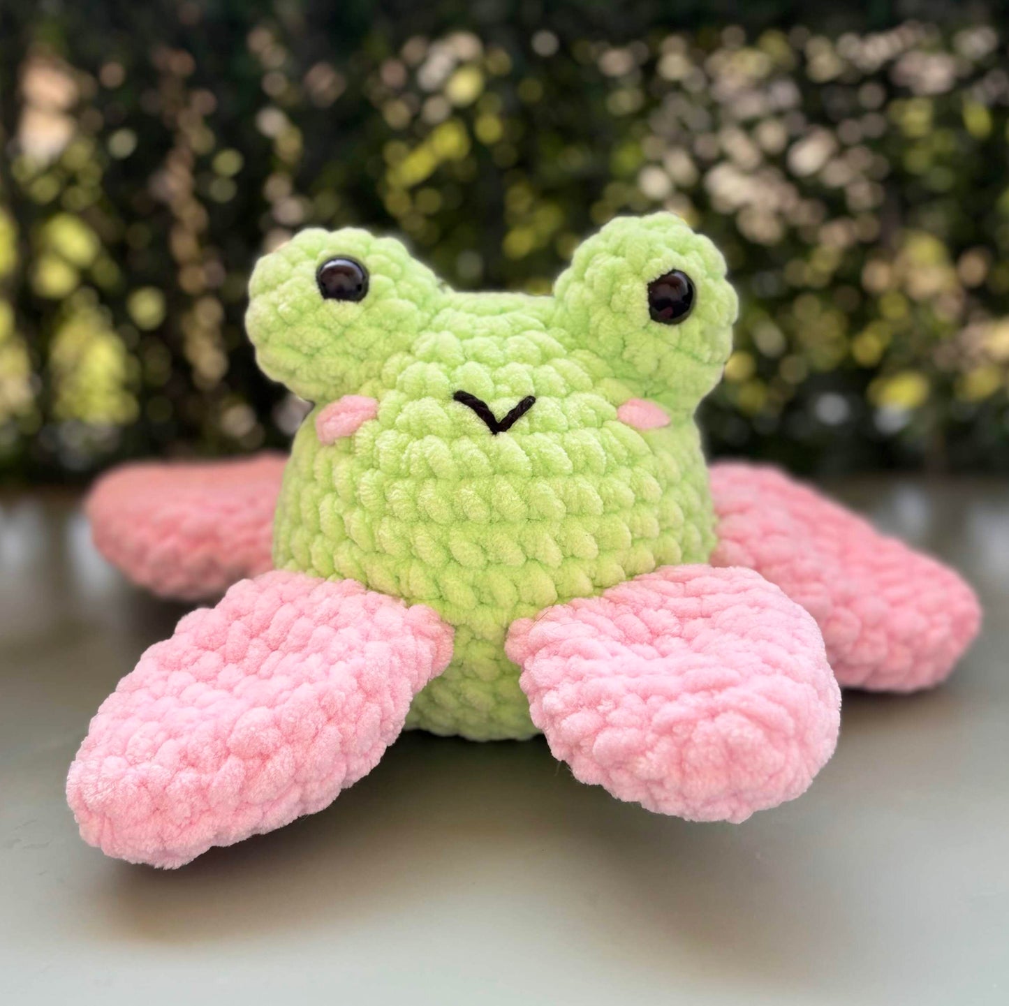 Grenouille fleur