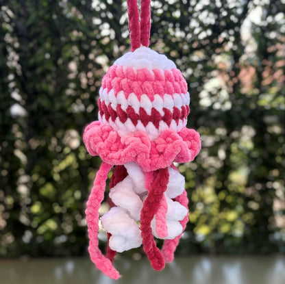 Méduse blanche et rose